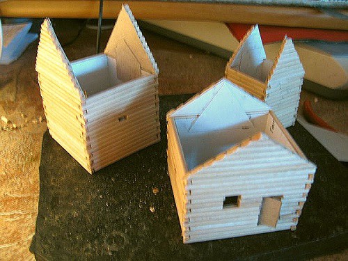 Создание скульптуры из зубочисток или из шпажек для шашлыка