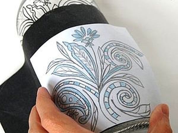 Перенос рисунка на стекло