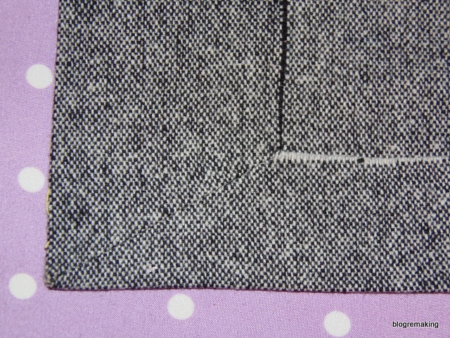 Технология обработки шлицы в изделиях с подкладкой