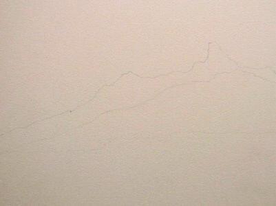 Рисуем зимние горы