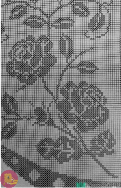 Схемы "Розы" для вышивки или вязания