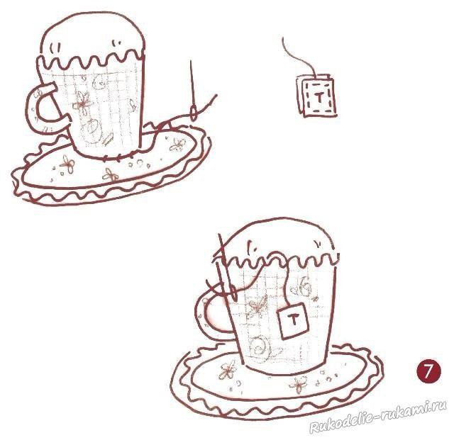 Чашка для булавок