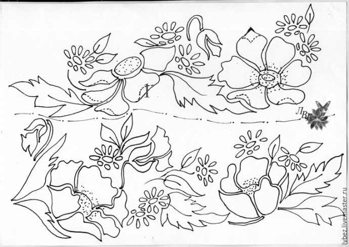 Роспись по трикотажу в трафаретной технике