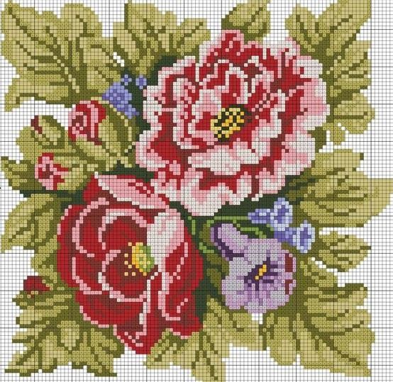 Схемы для цветочных композиций