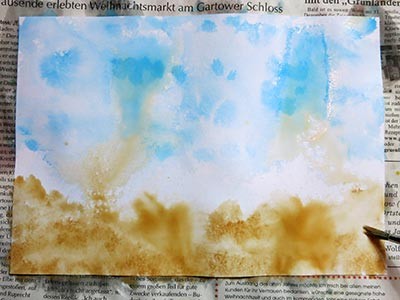 Рисуем полевые цветы в простой технике