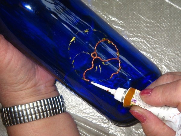 Роспись бутылки