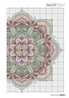 ​Вышитая мандала