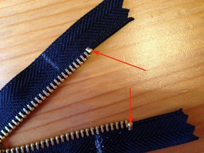 Укорачивание молнии