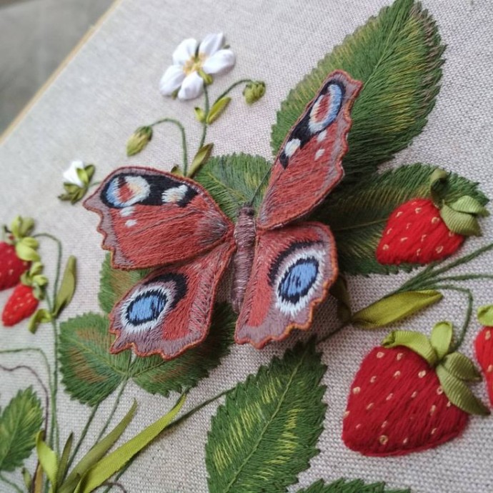 Шедевральная объемная вышивка