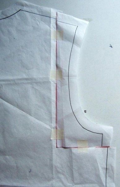 Уменьшаем плечевой шов