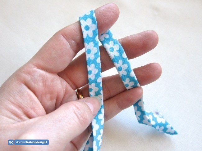 Как сделать косую бейку