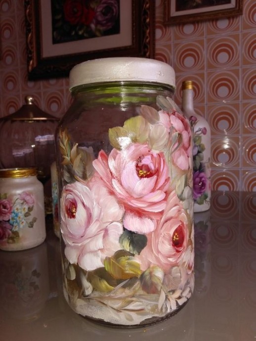 Роспись баночек