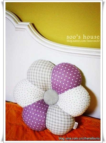 Подушка-цветочек: мастер-класс