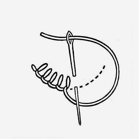 Ручные декоративные швы