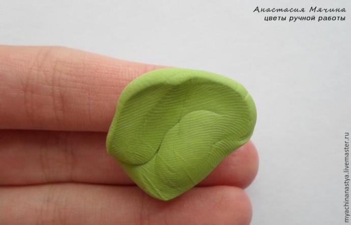 Лепка клевера из полимерной глины