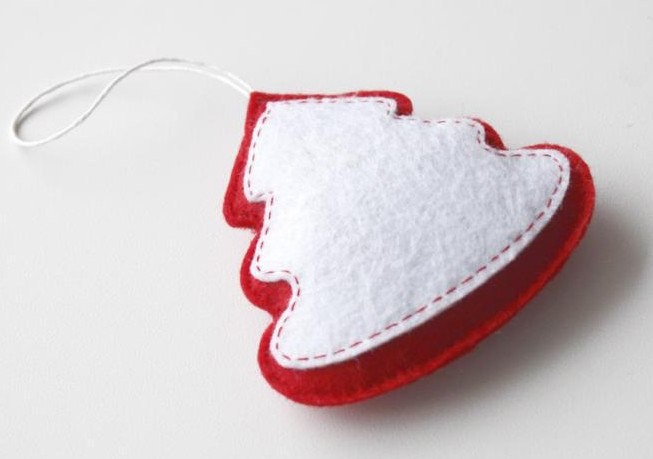 Игрушки из фетра на елку