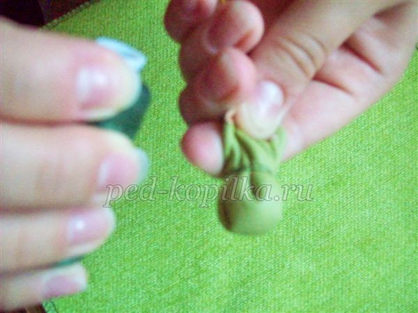 Картина из кожи "Маки"