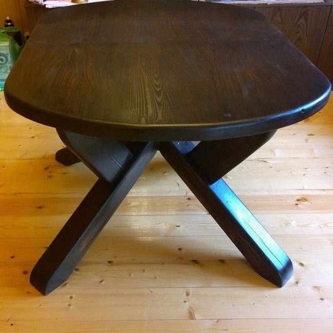 Самодельный круглый стол