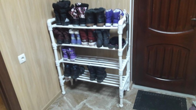 Полочки для обуви из труб: идеи Полочки для обуви из труб: идеи