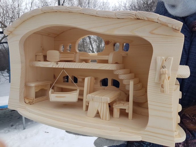 ​Деревянные домики в мини размере