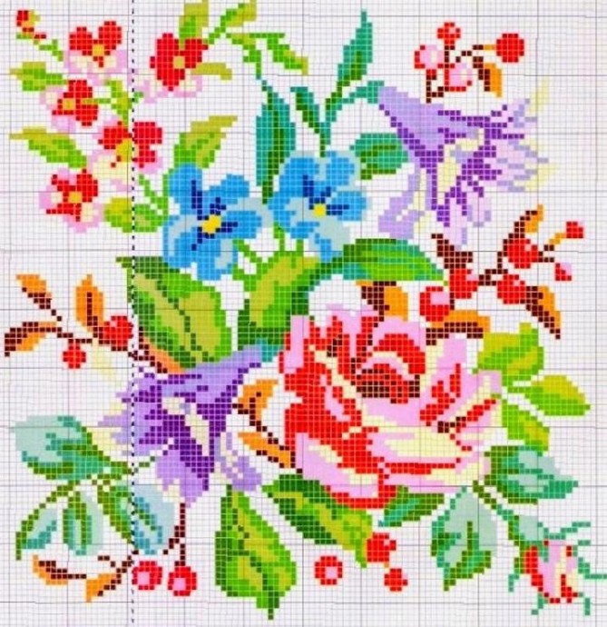 Схемы для цветочных композиций