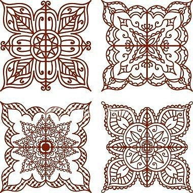 Орнаменты для точечной росписи