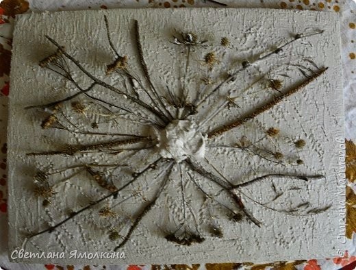 Панно "Первые заморозки": мастер-класс