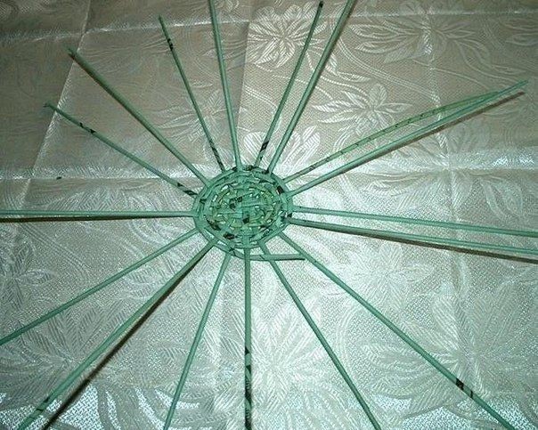 Декоративные чашки из газетных трубочек