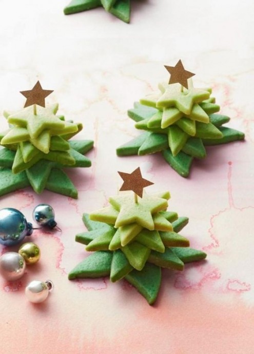 Сладкие ёлочки к Новому году