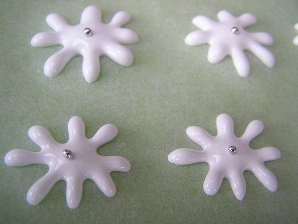 Снежинки к кофе