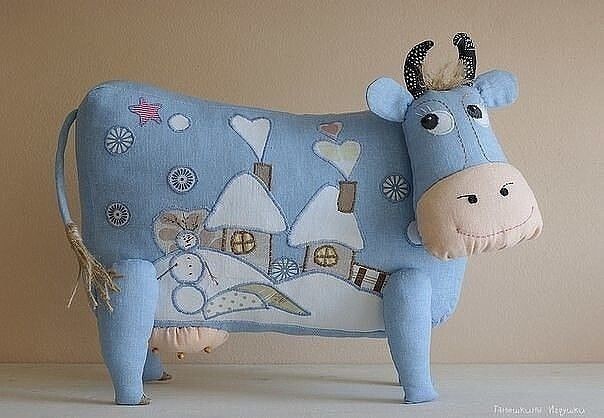 Подушка-коровка