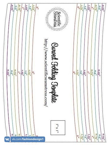 Ровная подгибка низа + 2 шаблона