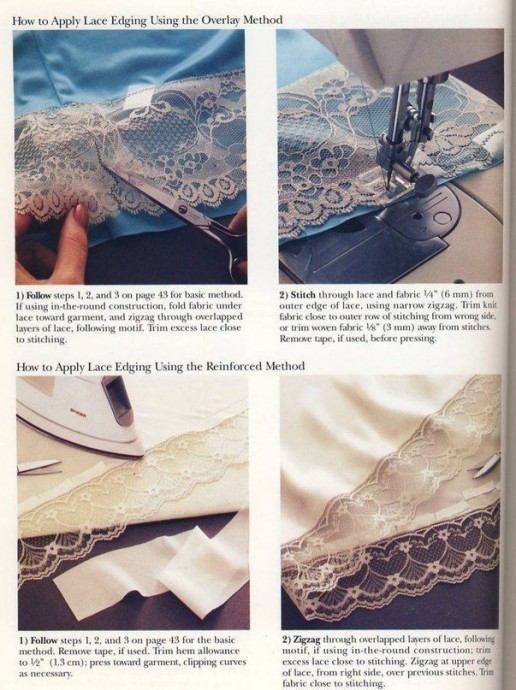 Технология работы с кружевом