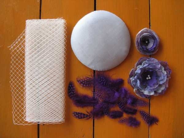 ​Вечерняя шляпка с вуалью