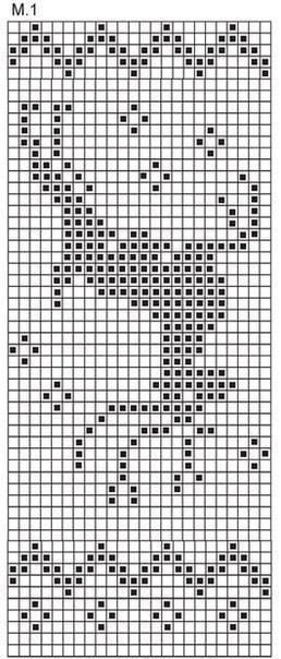 Вяжем тёплые гольфы с оленями