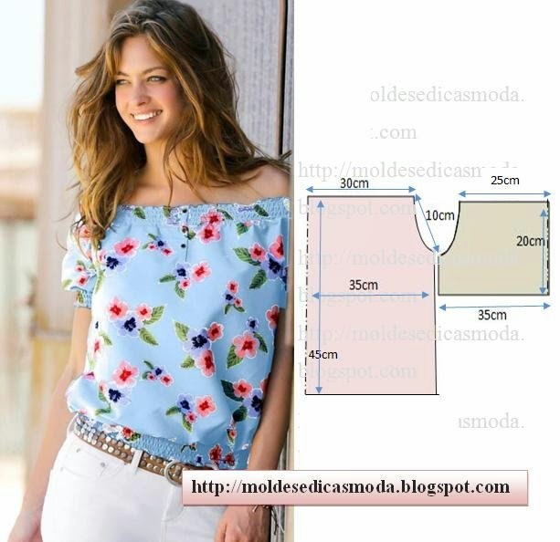 Эффектные и простые в пошиве летние блузки