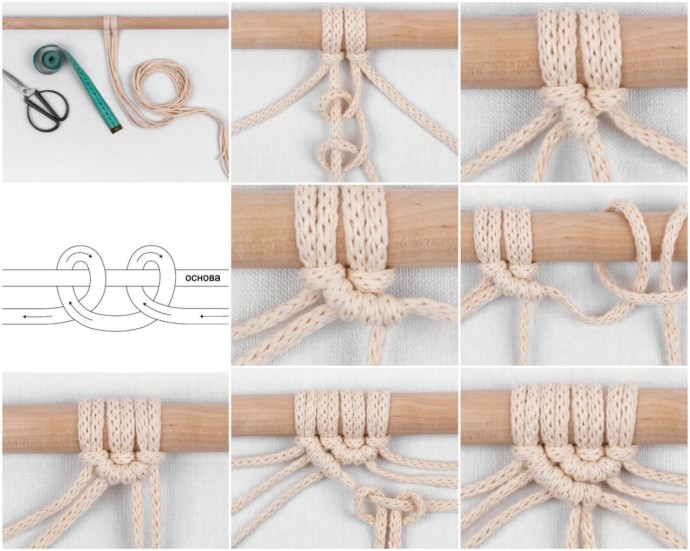 Панно в технике "Макраме" Панно в технике "Макраме"