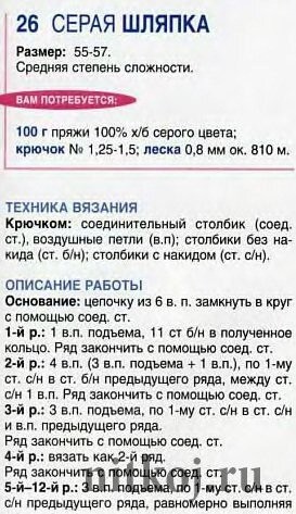 Летние шляпки крючком