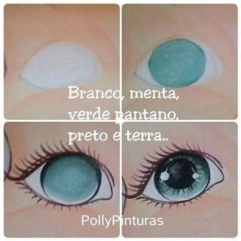 Учимся рисовать лицо интерьерной кукле