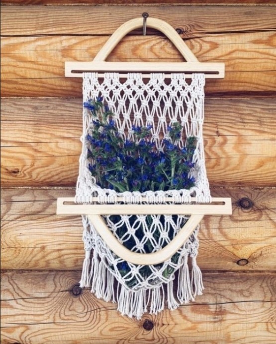 Чудесные идеи практического использования макраме в жизни