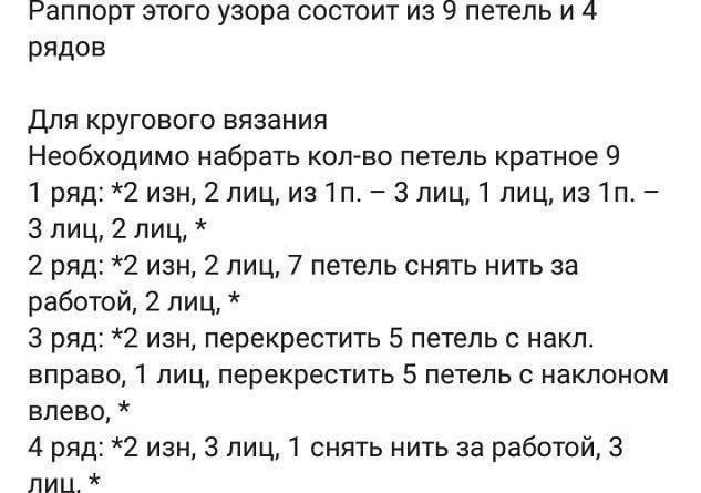 ​Интересные узоры для вязания