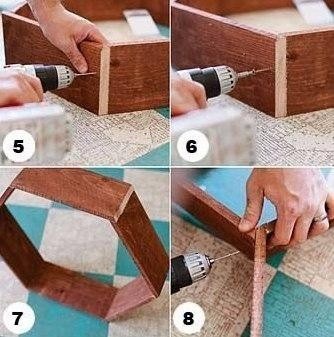 Необычные полки-соты своими руками Необычные полки-соты своими руками