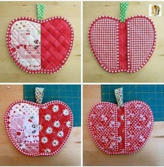 ​Прихватки-яблочки