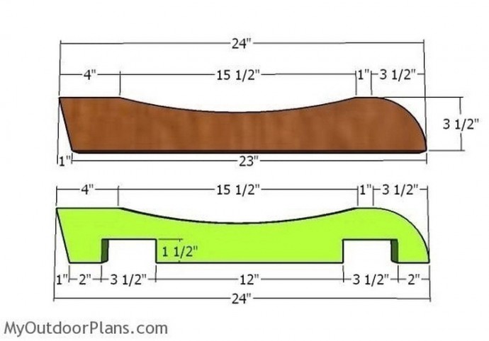 Самодельная скамья на дачу