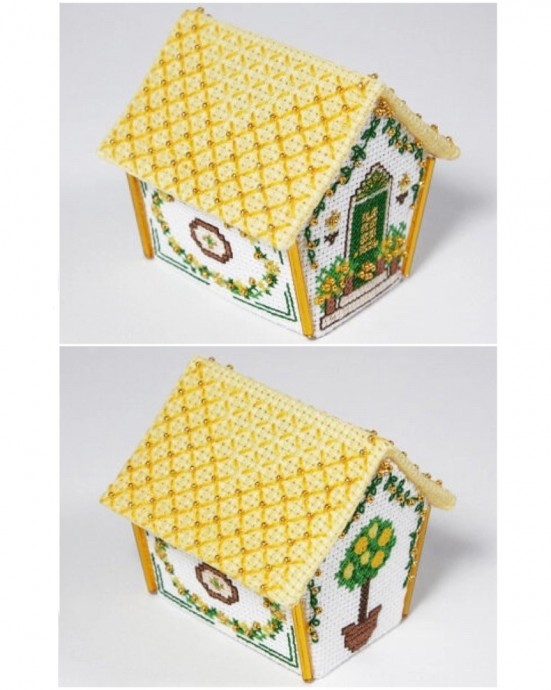 Апельсиново-лимонный пряничный домик