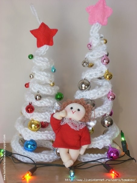 ​Необычная елочка-спиралька