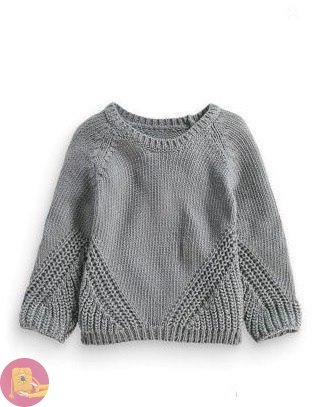 Пуловер для девочки: схема узора