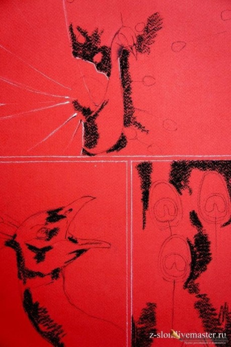 ​Рисуем павлина