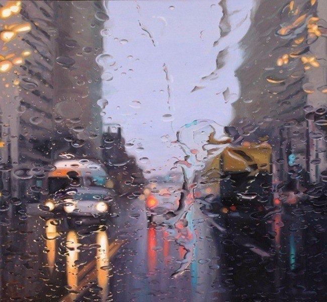 Художник, который рисует дождь: неординарная живопись Грегори Тилкера