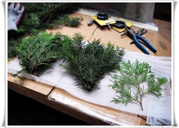 Хвойный венок